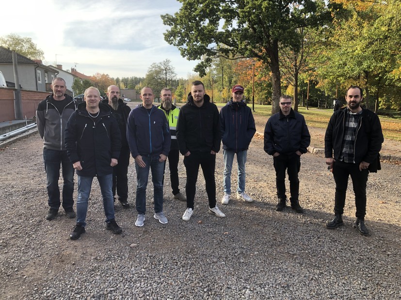 Personerna i rörläggarlaget