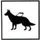 Illustration av ledarhund